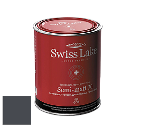 Swiss Lake Semi-matt 20 полуматовая моющаяся краска цвет RAL 7024