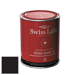 Swiss Lake Semi-matt 20 полуматовая моющаяся краска цвет RAL 8022 