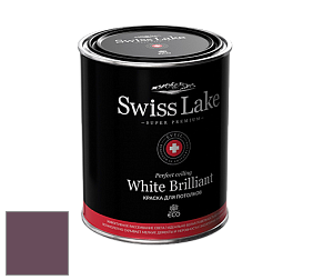 Swiss Lake White Brilliant глубокоматовая краска цвет SL-1854 Sloe gin