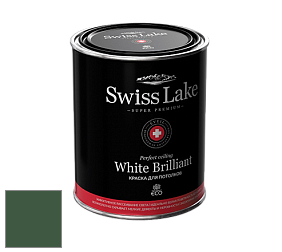 Swiss Lake White Brilliant глубокоматовая краска цвет SL-2717 Billiard green
