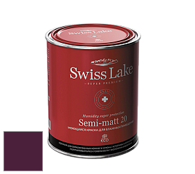Swiss Lake Semi-matt 20 полуматовая моющаяся краска цвет RAL 4007 