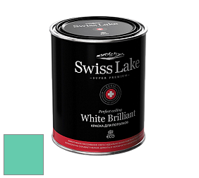 Swiss Lake White Brilliant глубокоматовая краска цвет SL-2356 Exquisite green