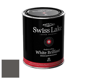 Swiss Lake White Brilliant глубокоматовая краска цвет SL-3019 Black rabbit