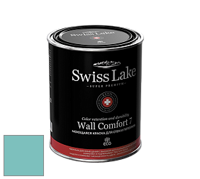 Swiss Lake Wall Comfort 7 матовая краска цвет SL-2412 Vivid aqua