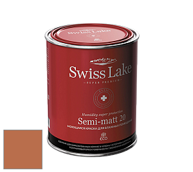 Swiss Lake Semi-matt 20 полуматовая моющаяся краска цвет NCS S 3050-Y50R 