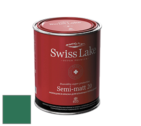 Swiss Lake Semi-matt 20 полуматовая моющаяся краска цвет SL-2514 Peacock green