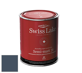 Swiss Lake Semi-matt 20 полуматовая моющаяся краска цвет SL-2210 Indigo batik