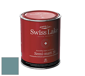 Swiss Lake Semi-matt 20 полуматовая моющаяся краска цвет NCS S 4020-B30G 