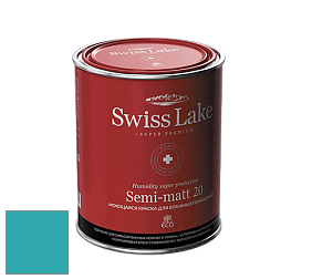 Swiss Lake Semi-matt 20 полуматовая моющаяся краска цвет NCS S 2050-B30G 