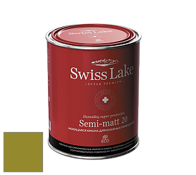 Swiss Lake Semi-matt 20 полуматовая моющаяся краска цвет NCS S 3065-G60Y 