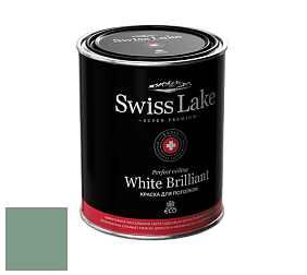Swiss Lake White Brilliant глубокоматовая краска цвет SL-2652 Green marble
