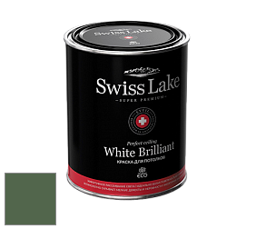 Swiss Lake White Brilliant глубокоматовая краска цвет SL-2715 Mountain forest