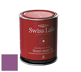 Swiss Lake Semi-matt 20 полуматовая моющаяся краска цвет NCS S 3050-R40B 