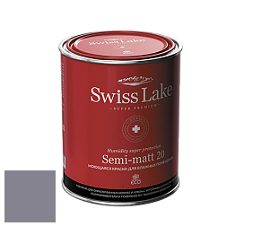 Swiss Lake Semi-matt 20 полуматовая моющаяся краска цвет NC28-0563 Night grey