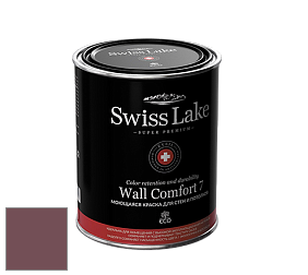 Swiss Lake Wall Comfort 7 матовая краска цвет NC33-0706 Burgundy wine