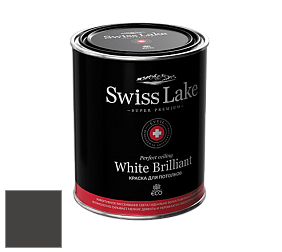 Swiss Lake White Brilliant глубокоматовая краска цвет SL-2996 Black pearl