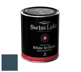 Swiss Lake White Brilliant глубокоматовая краска цвет SL-2219 Hypnotic sea
