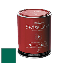Swiss Lake Semi-matt 20 полуматовая моющаяся краска цвет RAL 6016 