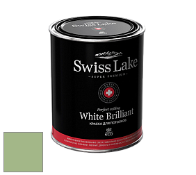 Swiss Lake White Brilliant глубокоматовая краска цвет SL-2491 Pocketful of green