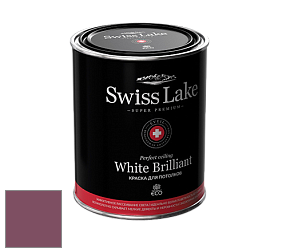 Swiss Lake White Brilliant глубокоматовая краска цвет SL-1699 Purple basil