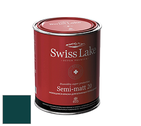 Swiss Lake Semi-matt 20 полуматовая моющаяся краска цвет RAL 6004