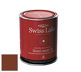 Swiss Lake Semi-matt 20 полуматовая моющаяся краска цвет RAL 8029 