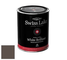 Swiss Lake White Brilliant глубокоматовая краска цвет NC25-0477 Bitter chocolate
