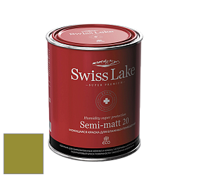 Swiss Lake Semi-matt 20 полуматовая моющаяся краска цвет NCS S 3060-G60Y 