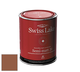 Swiss Lake Semi-matt 20 полуматовая моющаяся краска цвет SL-1639 Burled redwood