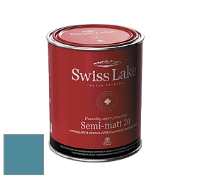 Swiss Lake Semi-matt 20 полуматовая моющаяся краска цвет NC27-0524 Adriatic