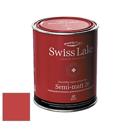 Swiss Lake Semi-matt 20 полуматовая моющаяся краска цвет SL-1435 Red caviar
