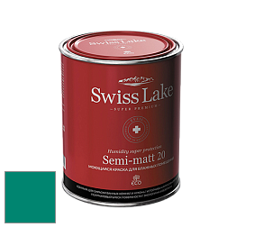 Swiss Lake Semi-matt 20 полуматовая моющаяся краска цвет NCS S 3060-B70G 