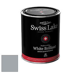 Swiss Lake White Brilliant глубокоматовая краска цвет SL-2934 Thundercloud gray
