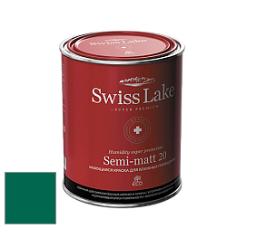 Swiss Lake Semi-matt 20 полуматовая моющаяся краска цвет NCS S 4550-B90G 