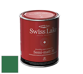 Swiss Lake Semi-matt 20 полуматовая моющаяся краска цвет SL-2513 Deep green