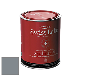 Swiss Lake Semi-matt 20 полуматовая моющаяся краска цвет RAL 7046