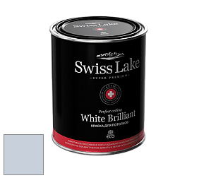 Swiss Lake White Brilliant глубокоматовая краска цвет SL-2986 Sterling blue