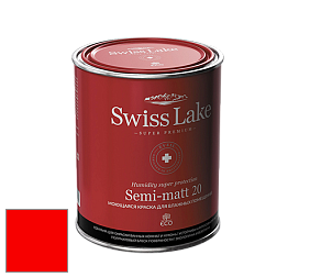 Swiss Lake Semi-matt 20 полуматовая моющаяся краска цвет RAL 3024