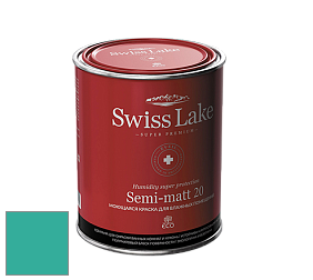 Swiss Lake Semi-matt 20 полуматовая моющаяся краска цвет NCS S 2050-B70G 