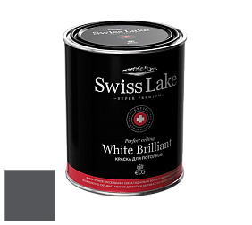 Swiss Lake White Brilliant глубокоматовая краска цвет SL-2979 Ebony
