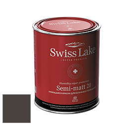 Swiss Lake Semi-matt 20 полуматовая моющаяся краска цвет SL-2998 Black tea