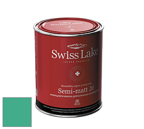 Swiss Lake Semi-matt 20 полуматовая моющаяся краска цвет NCS S 2050-B90G 