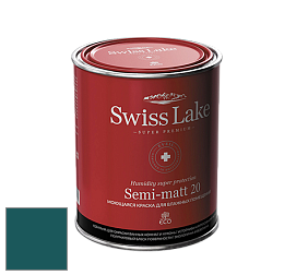 Swiss Lake Semi-matt 20 полуматовая моющаяся краска цвет SL-2305 Bottle green