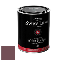 Swiss Lake White Brilliant глубокоматовая краска цвет NC33-0706 Burgundy wine