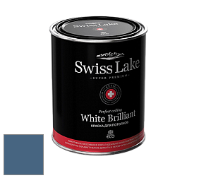 Swiss Lake White Brilliant глубокоматовая краска цвет NC54-1328 Vintage Blue