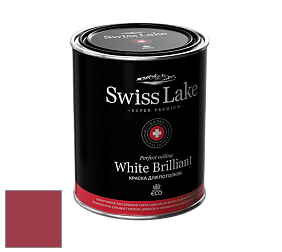 Swiss Lake White Brilliant глубокоматовая краска цвет SL-1383 Ruby crystal