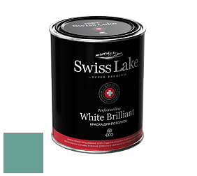 Swiss Lake White Brilliant глубокоматовая краска цвет SL-2666 Shale green