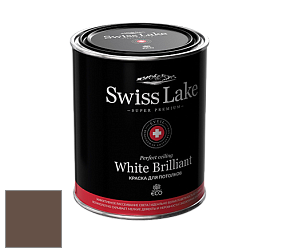Swiss Lake White Brilliant глубокоматовая краска цвет NC25-0465 Dark beer
