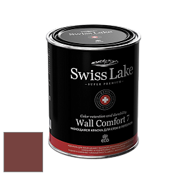 Swiss Lake Wall Comfort 7 матовая краска цвет SL-1448 Bordeaux wine