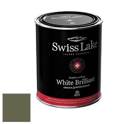 Swiss Lake White Brilliant глубокоматовая краска цвет SL-2563 Bronze green